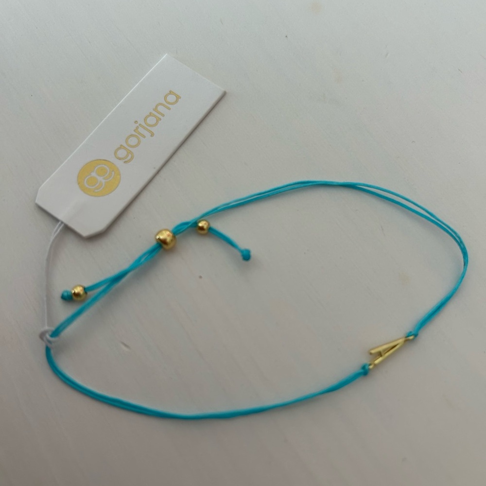 Gorjana alphabet prism bracelet (A)